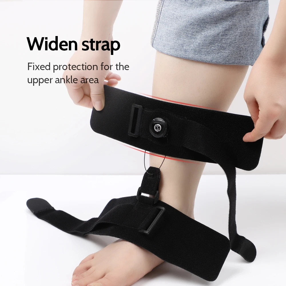 Comfortable Knob Adjustment Corrector, Orthosis Plantar Fascia Foot Rest Fixation, Ankle Brace Support for Tendonitis