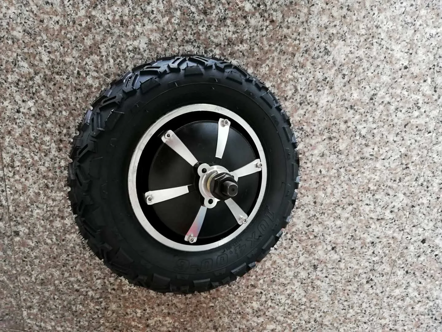 LY 10 Inch Geared High Torque 59N.m Low Speed 12km/h Brushless Hub Motor Wheel for Wheelbarrow