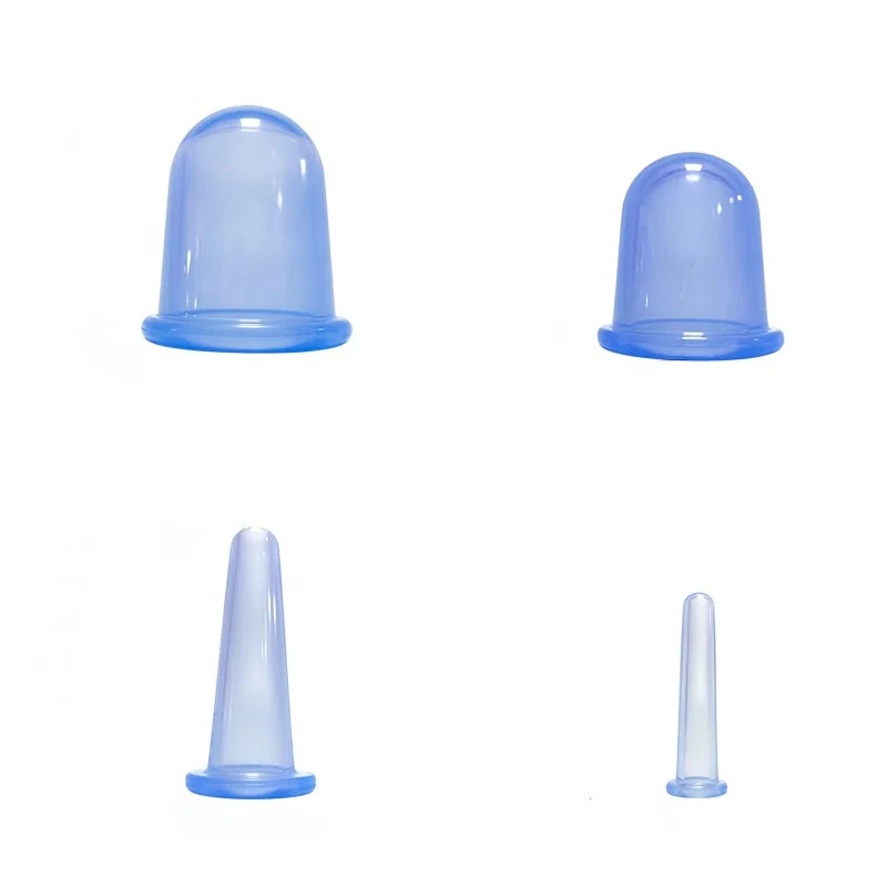 Набор баночек для терапии, силиконовая антицеллюлитная чашка, вакуумные массажные чашки, наборы баночек для лица, массажер для тела и лица