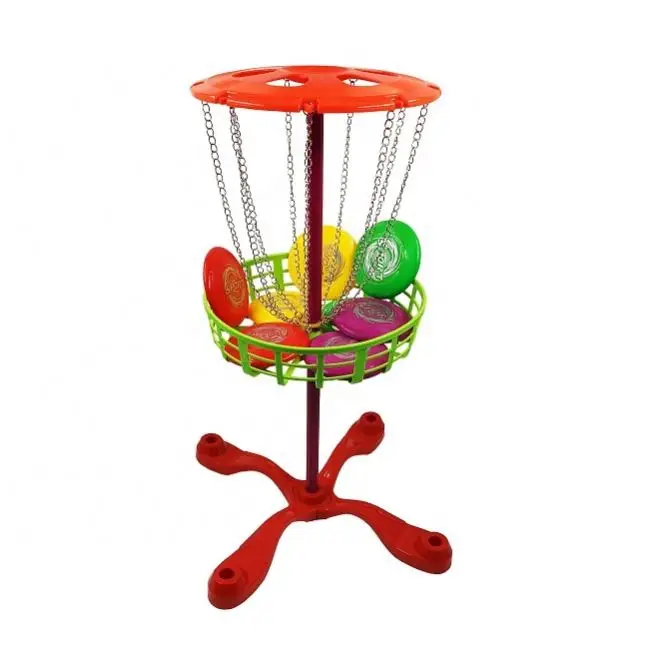 Mini Portable Flying Disk And Golf Set For Kids