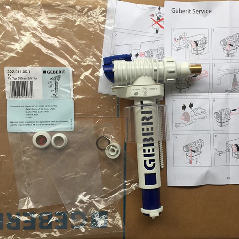 
011 GEBERIT Typ380 GEBERIT Australian Standard Watermark cUPC side connection Inlet Valve for toilet cistern 