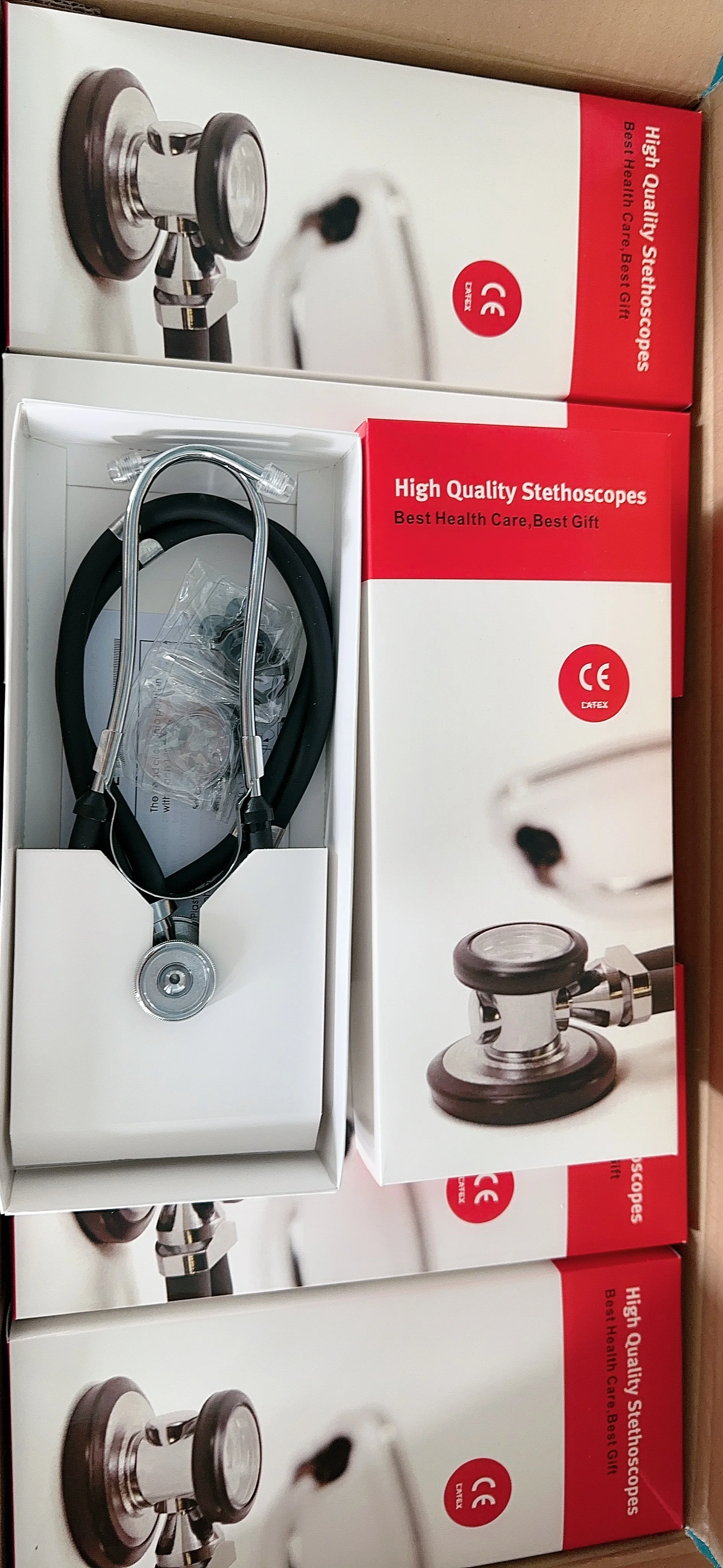 Discount Price General Assay Stetoscopio Aluminum Alloy Single Double Head Stethoscope Medical Diagnosis Colour Stethoscope