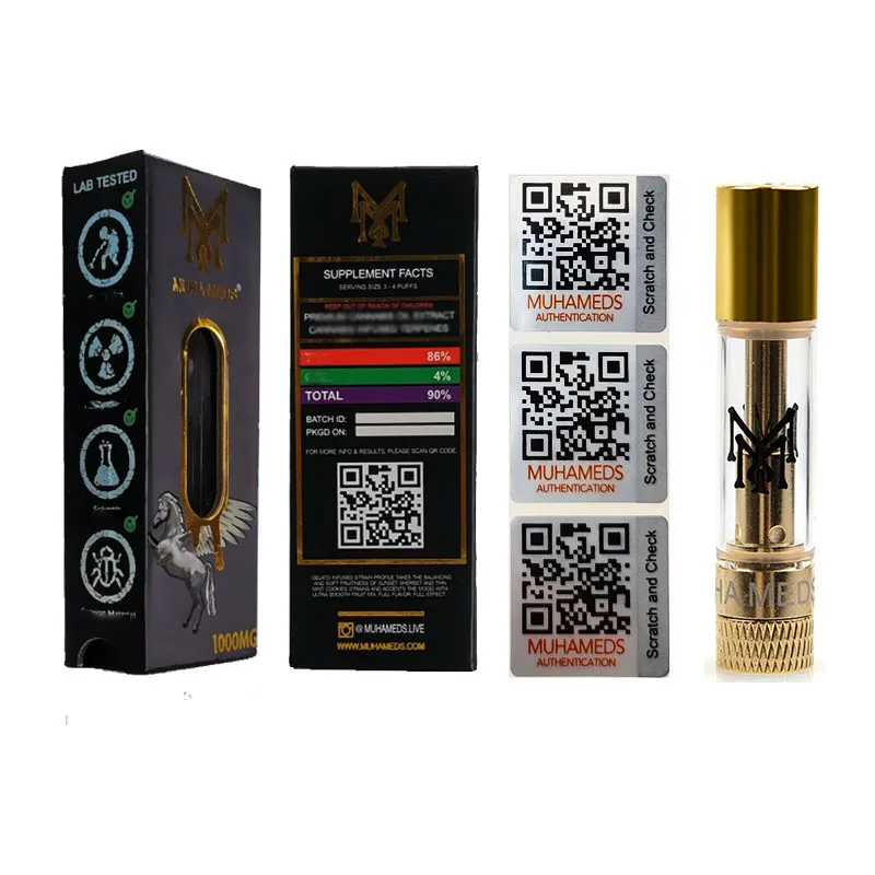 
Highly Quality Muha Meds Vape Cartridges Carts Empty Vape Pen Muha Meds Vape Carts 0.8ml Ceramic Glass Carts 