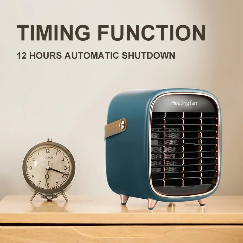 Winter Products Top Sale Indoor Personal Space Heater Portable Plug In Electric PTC Fast Heating Fan Desktop Mini Space Heater