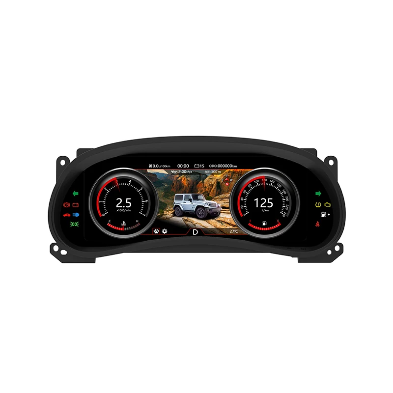  Автомобильный кластер-спидометр для Jeep Wrangler 9 1-2011 Android 2017 ЖК-дисплей приборной панели автомобиля GPS