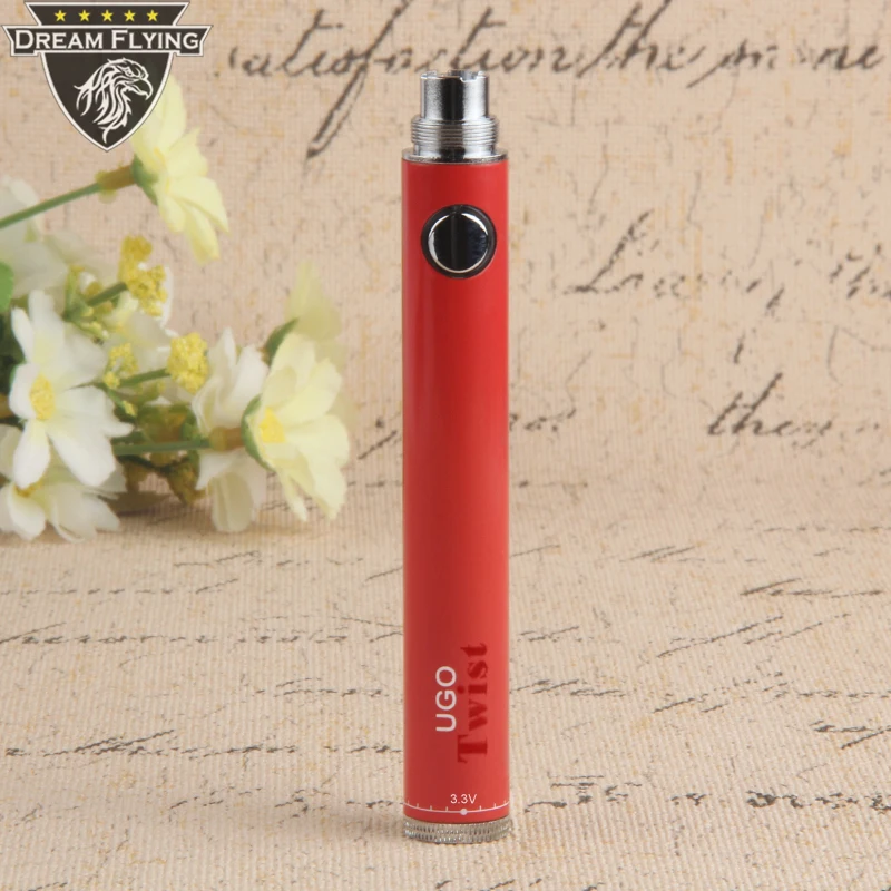 Factory direct sale lateral recharge vape pen Ugo Twist Battery fit for 510 thread atomizer from Dream Flying