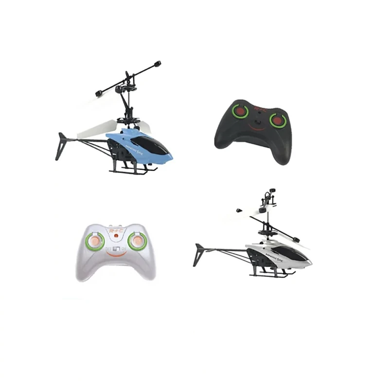 Wholesale 2.4G Rc Helicopter Toy 2 Channel Remote Control Helicopter USB charging with light effect