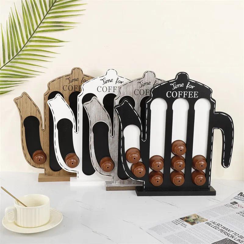 Pot-shaped small coffee capsule storage home coffee shop desktop ornaments coffee capsule holder