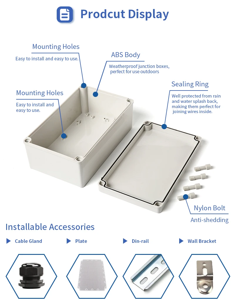 Waterproof  Ip67 control panel box manufacture