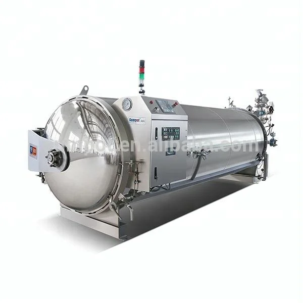 SUMPOT best selling PLJ1200X3600 water spray retort machine bottle milk sterilization autoclave for sale