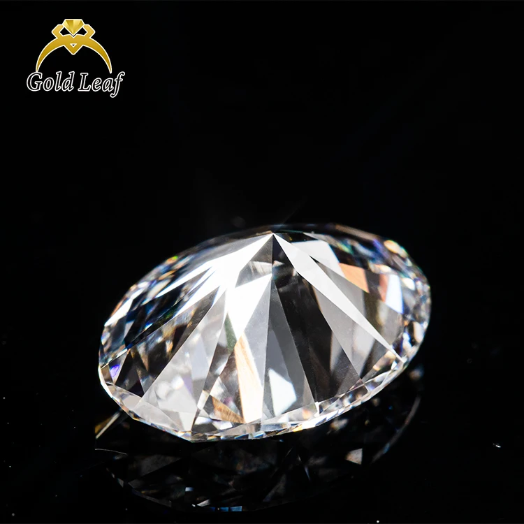 Goldleaf gems Oval cut loose moissanite stones VVS1 DEF color moissanite GRA Certificate pass diamond tester
