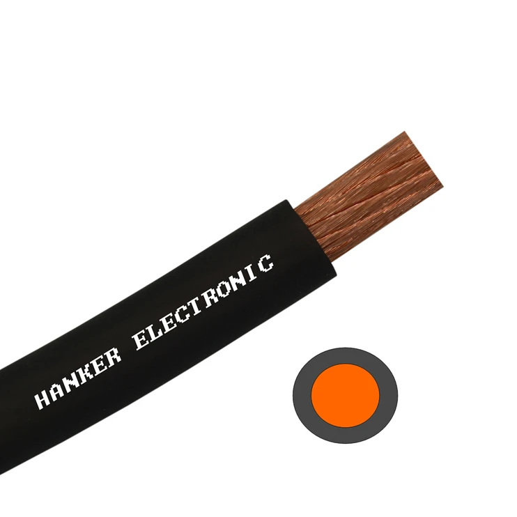 4 AWG Ga gauge soft flexible gray PVC Jacket Bare tinned Copper OFC CCA Tinned Car Battery wire Power Cable