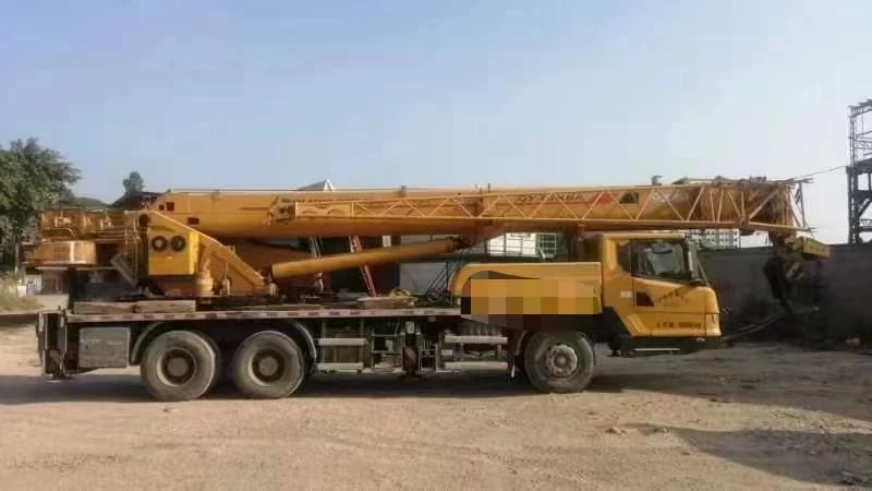 Подержанный кран 25 тонн строительный грузовик подъемник телескопический Автомобильный Кран