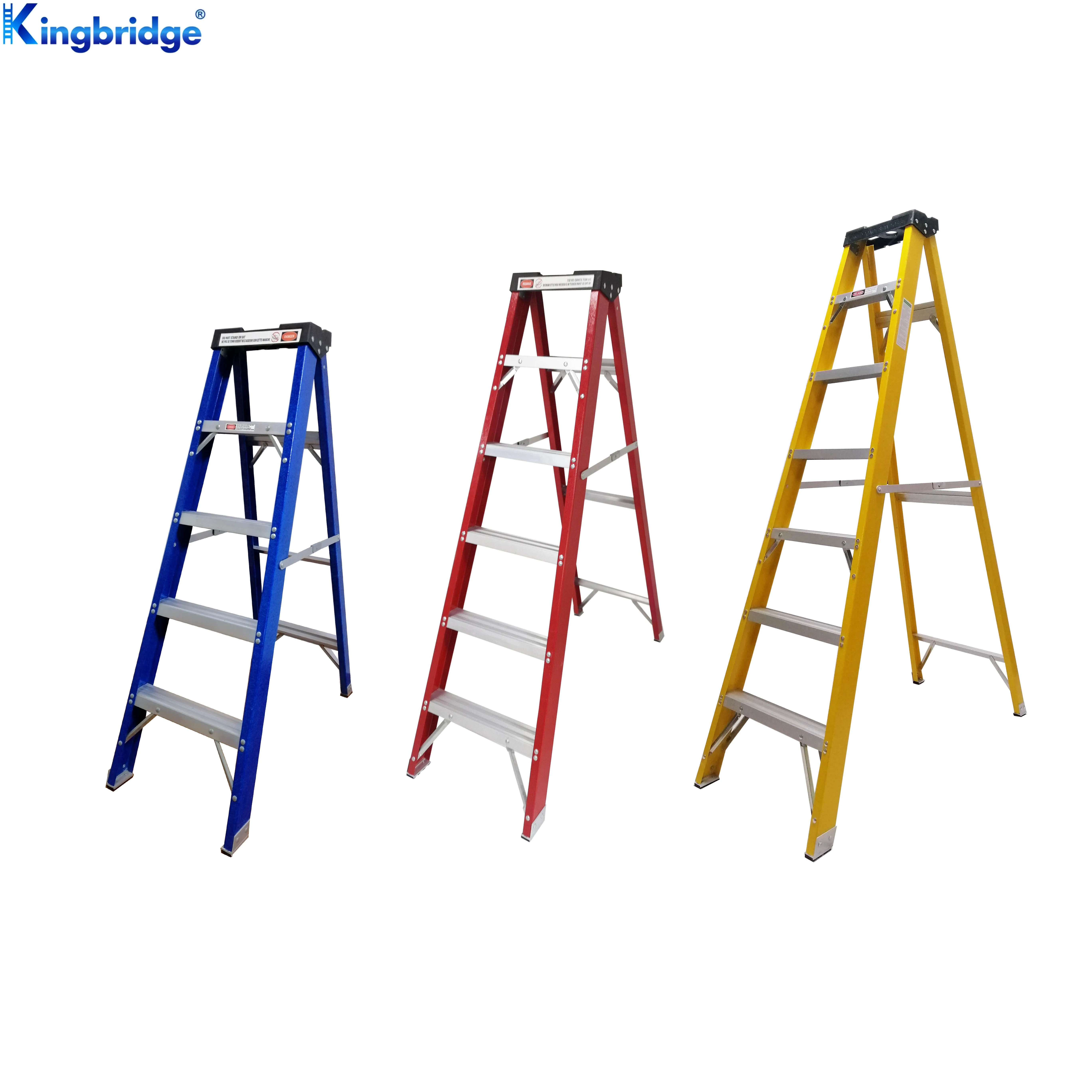 Безопасность Бытовая декоративные настенные часы в оправе изолирующие стеклопластиковые 6 футов Складная подножка лоток для