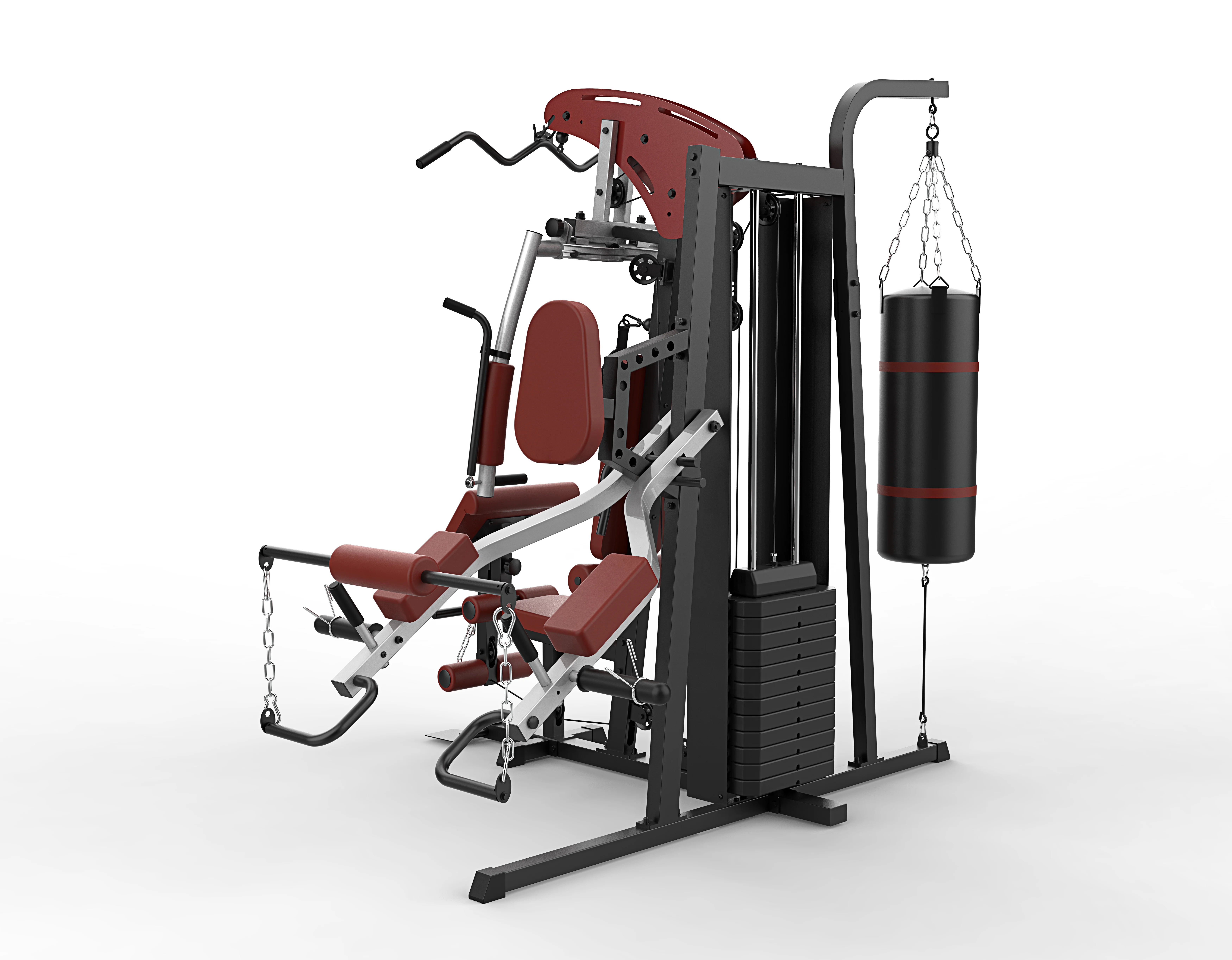 Hot Sale Unisex 3 Station Home Gym Equipment Versatile Multi-Function Strength Fitness Training Tool Mutli Function Station