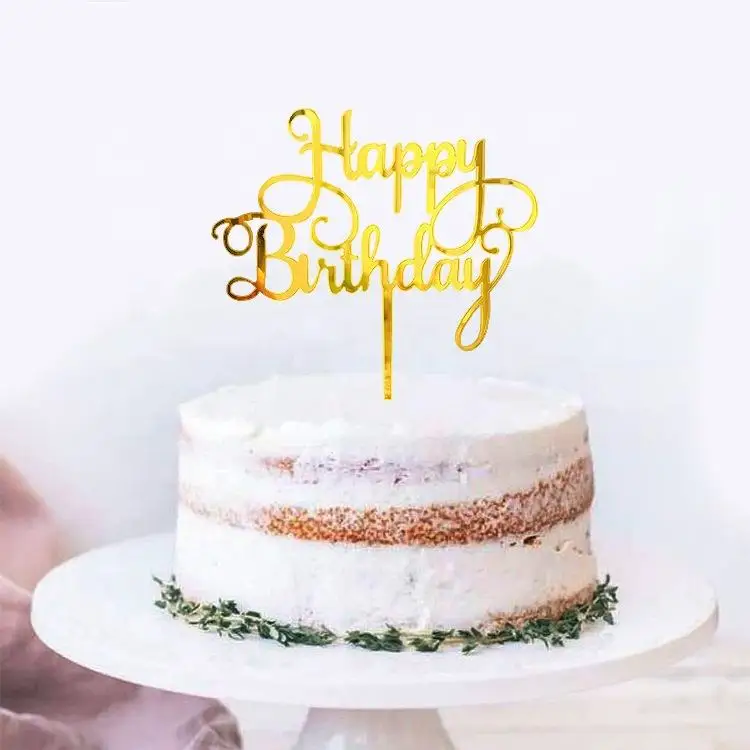 Wholesale Personalized Cake Decoration Custom Size Color Party Wedding Cake Accessories Toppers