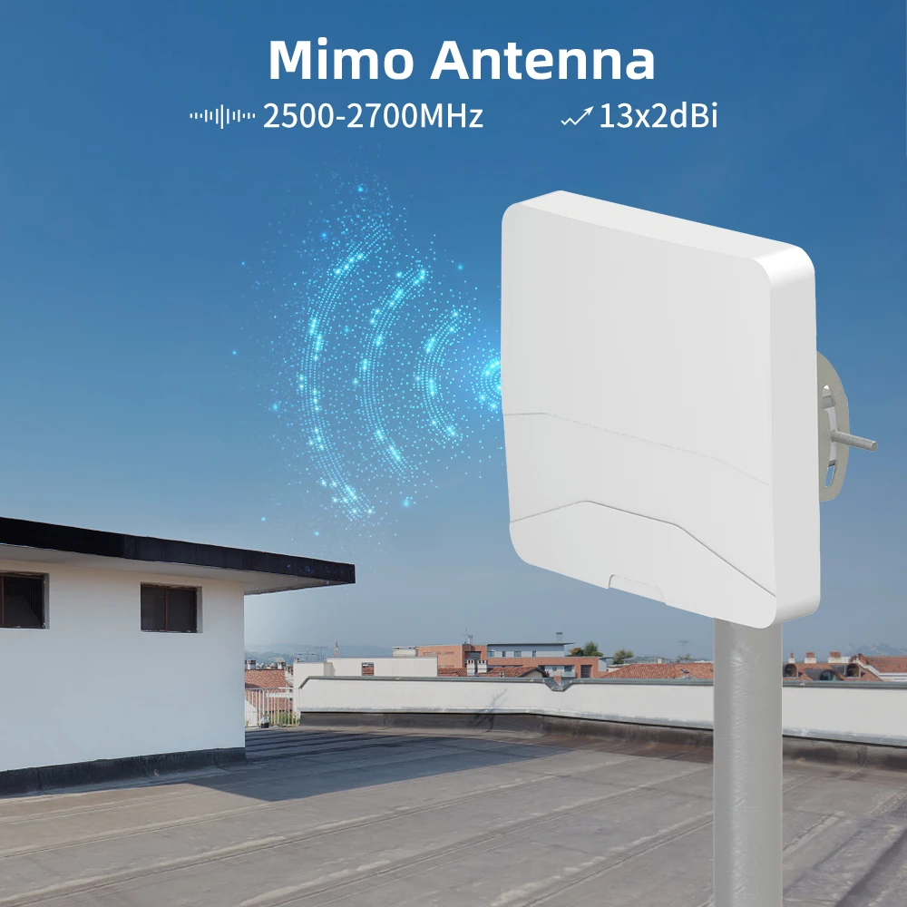 High Gain 2*16dbi 4g lte 5g outdoor Directional Panel Antenna 2500-2700 MHz Wall Mount Mimo Externa Antenna