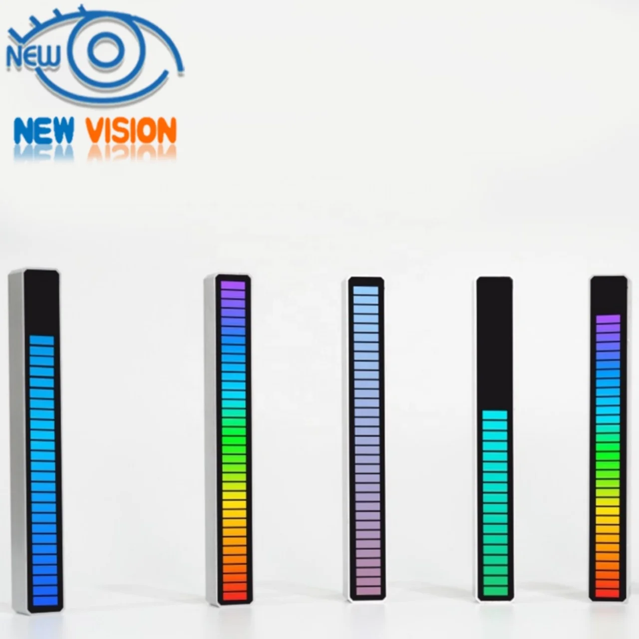 
Desktop Interior Atmosphere Lamp Music Sensor Rhythm Automotive DJ Ambient Light Decoration Micro USB Universal Corner Light 5V 