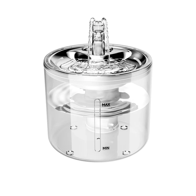 
 2022 New 2.6L Large Capacity  Cat Water  Fountain stainless steel Cat Water Dispenser  