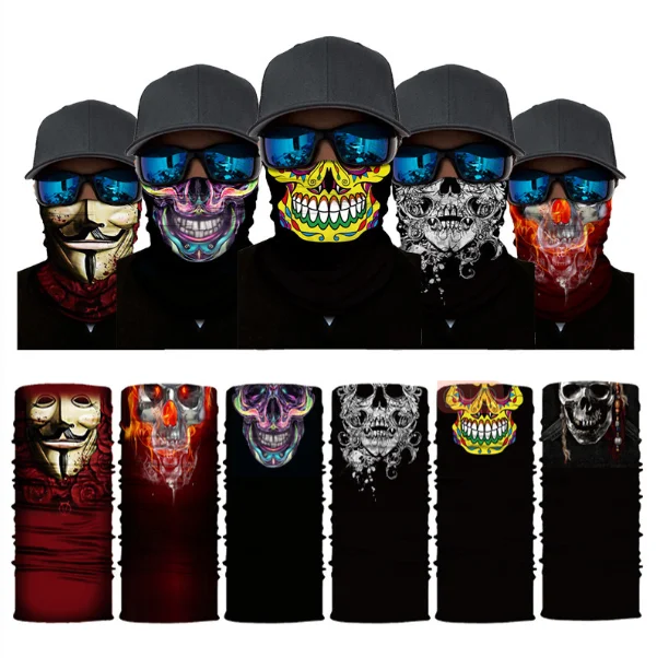 Cool Neck Gaiter Mask for Men & Women - Full Face Covering Balaclava