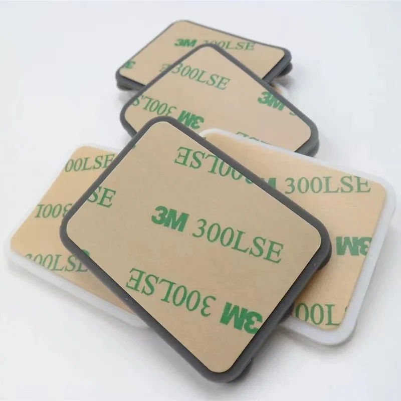 Factory Direct Mobile Phone Silicone Suction Cup Universal Leather Case Square Single-sided 12grain Suction Cup Car Holder