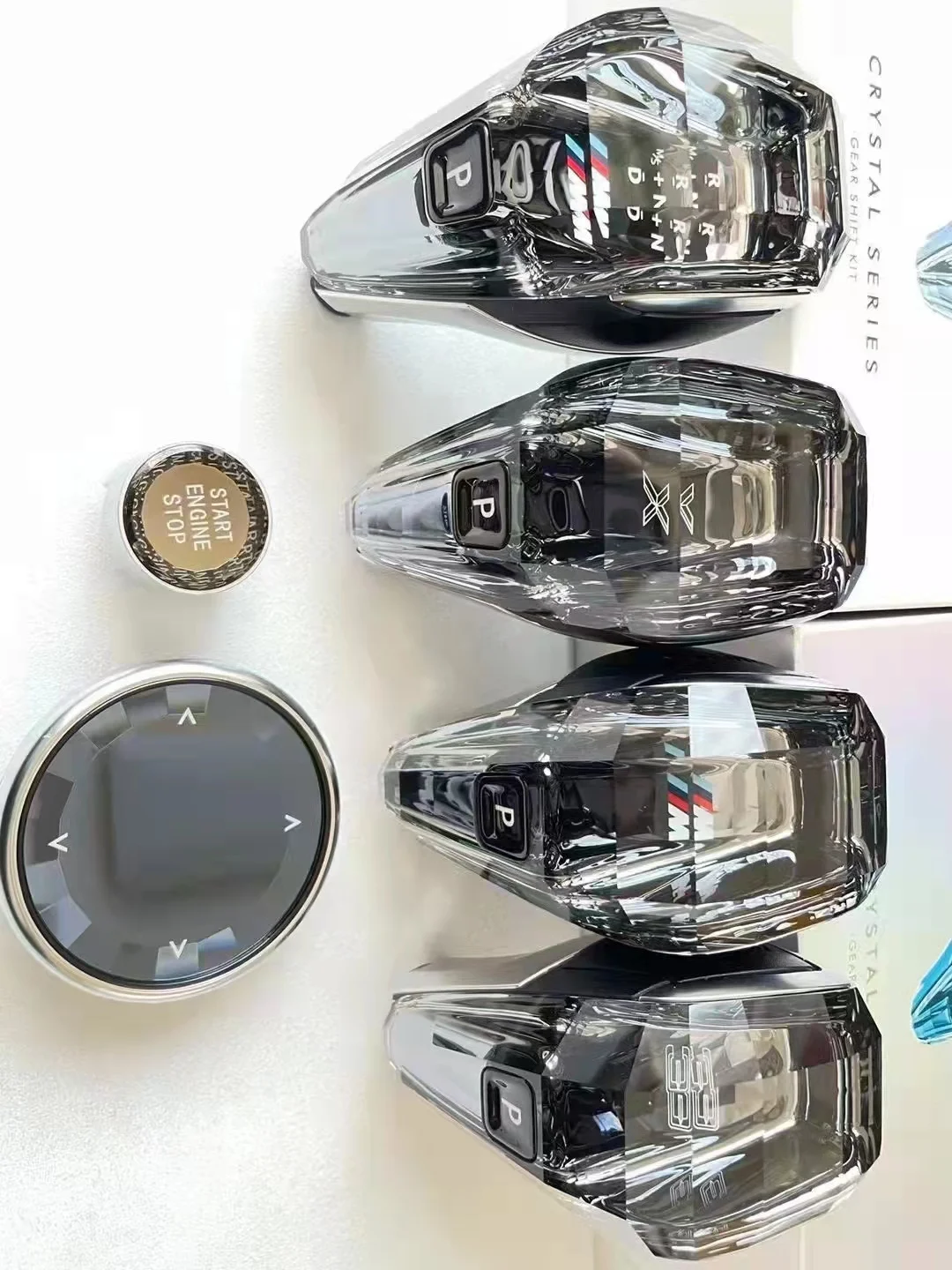 BM Ws new 345and7  GT crystal gear shift gear is suitable for 12457 series andZ4 start button
