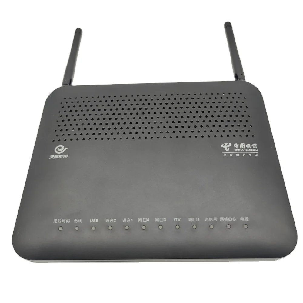 HG8245 HG8245A for HUAWEI WIFI ONU XPON Cheap ONU 4FE+2TEL+2.4G WIFI Double Antennas 3DBI FTTH ONT