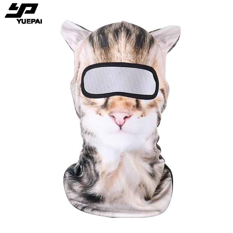 
Design headwear Magic Scarf Pets Dog Full 3D Animal Custom logo printed made balaclava bandana own logo 