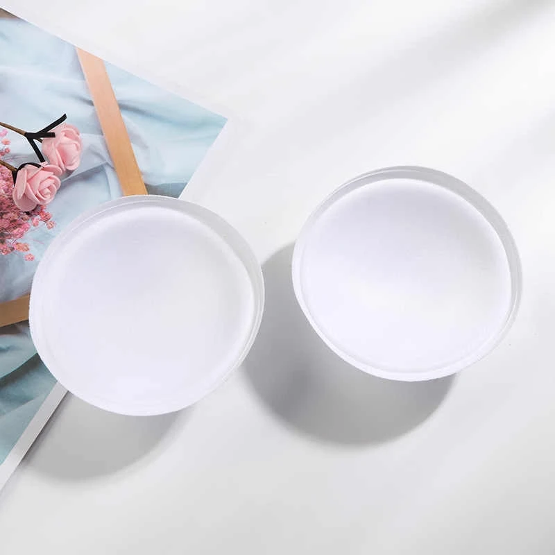 Manufacturers direct round cup inserts bra underwear swimsuit sponge chest pad bra soft cotton   Sealing side