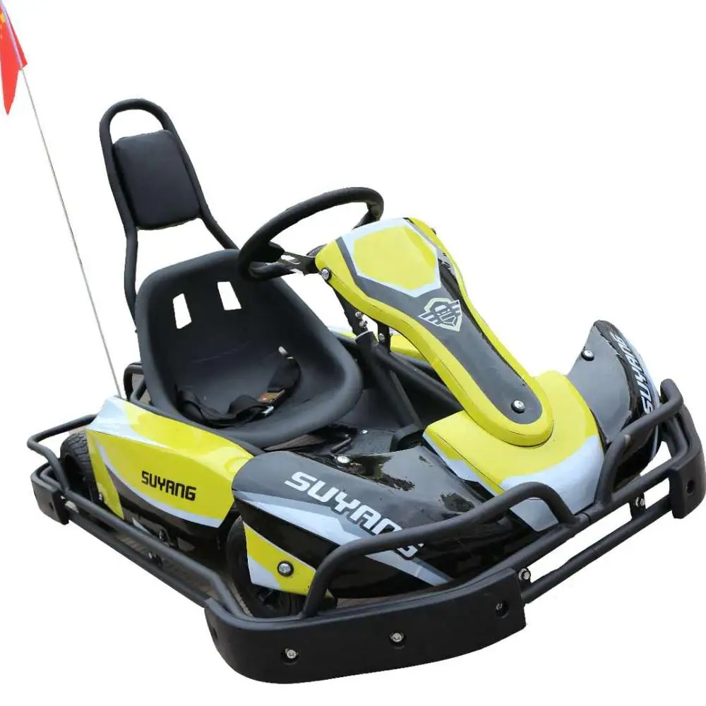 Crazy adult racing kart cars exciting fun electric power go kart