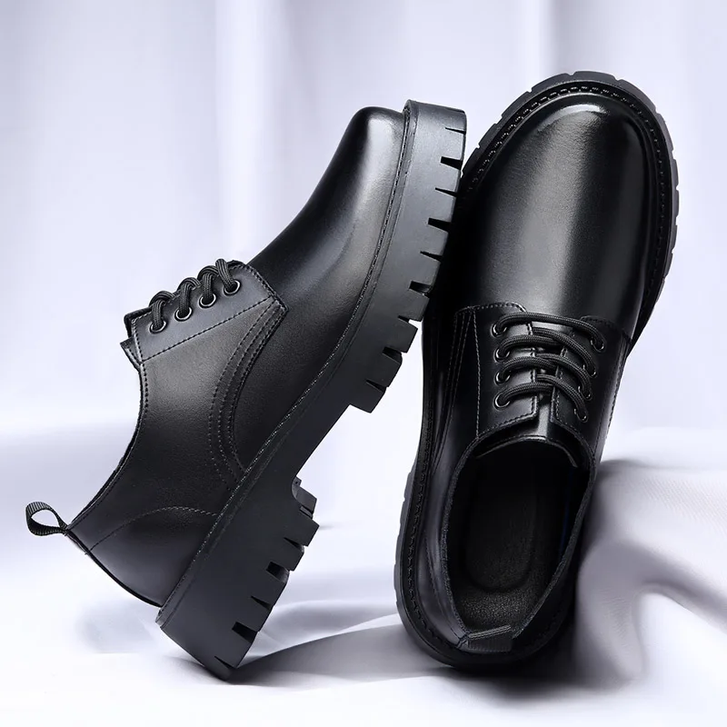 2023 New Arrival Casual Man Leather Loafers Shoes Italian Men Dress Formal Genuine Office Leather Shoes
