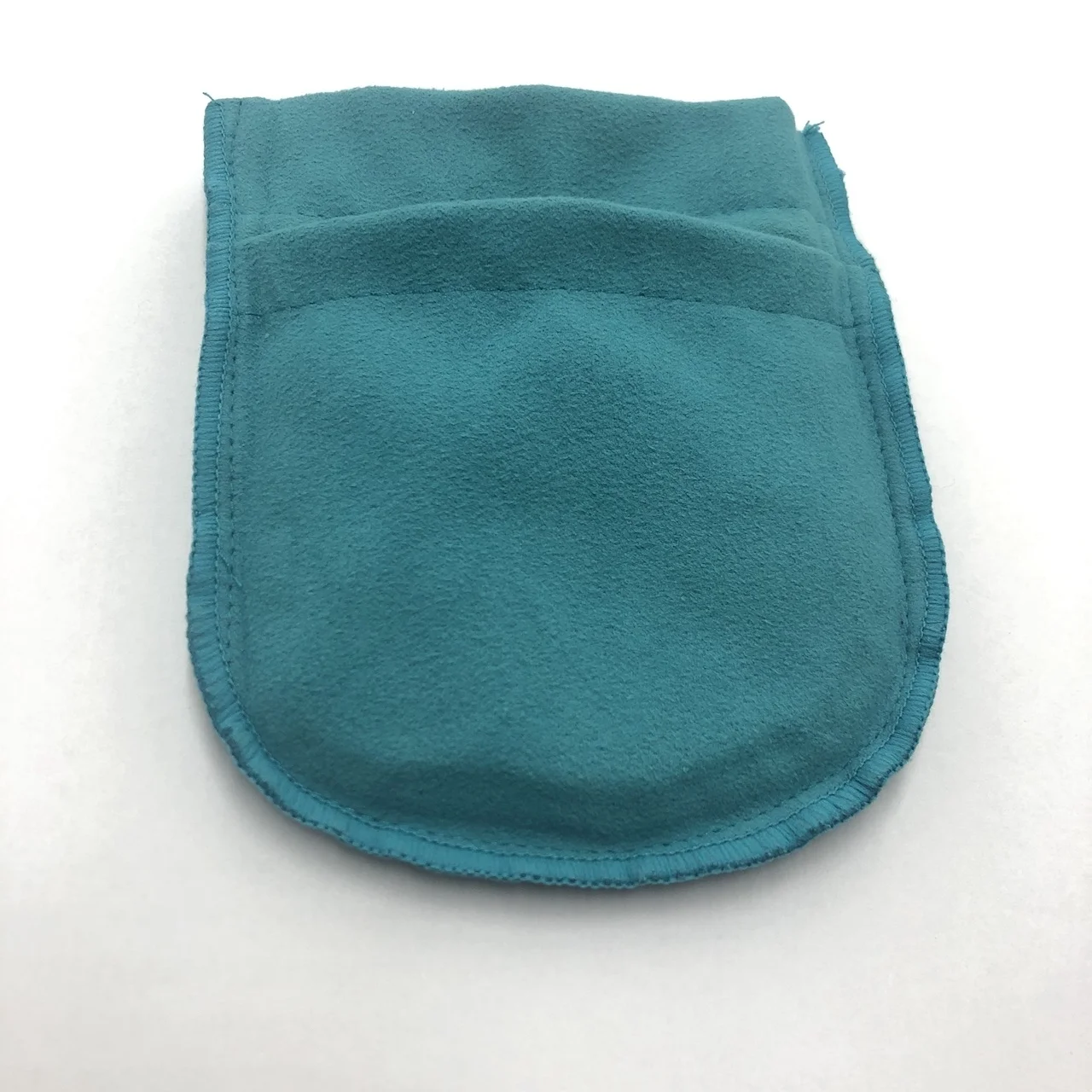 Luxury Drawstring Envelope Style  Suede Jewelry Display Pouch with Middle Divider Insert