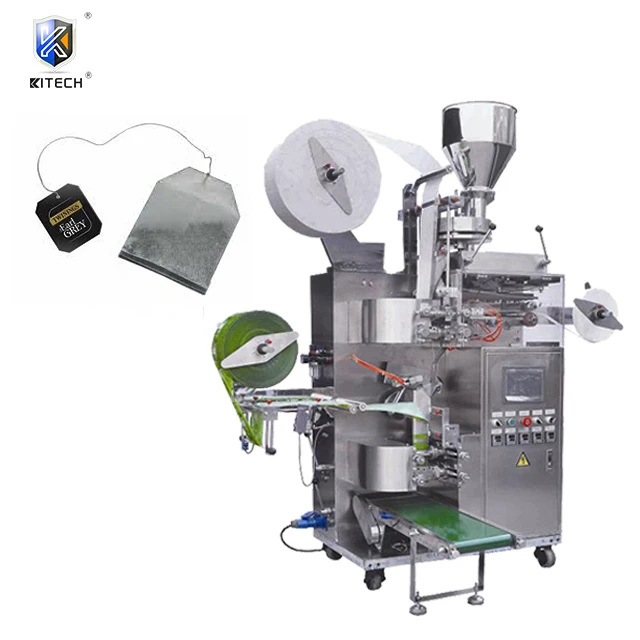 KL Автоматическая нейлоновый треугольник для запаковки чая в пакетики/чая и кофе Саше упаковочная машина