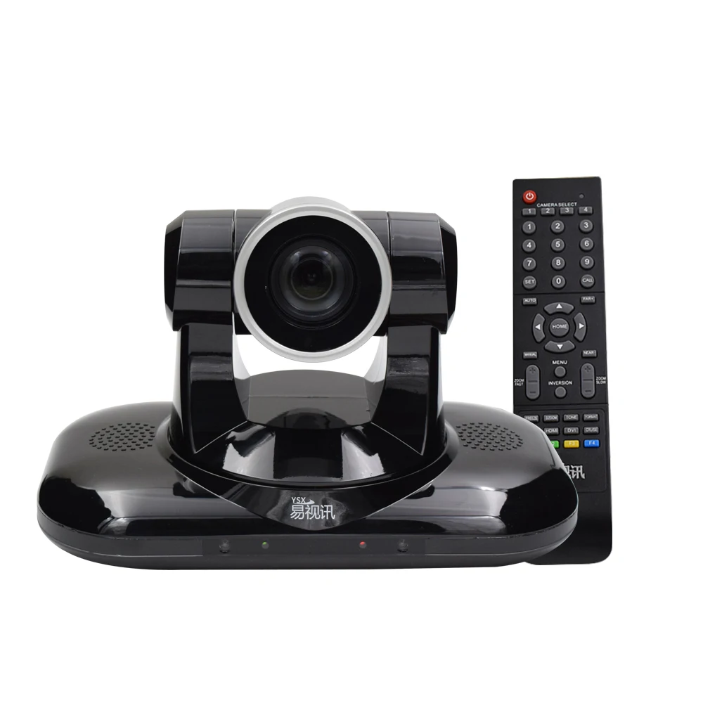 YSX Full PTZ Camera Zoom Hd Conference Camera YSX-320R 1080P HD SDI DVI USB Output 18x 1.07 Kg CN;GUA Black 2.2 Million Pixels