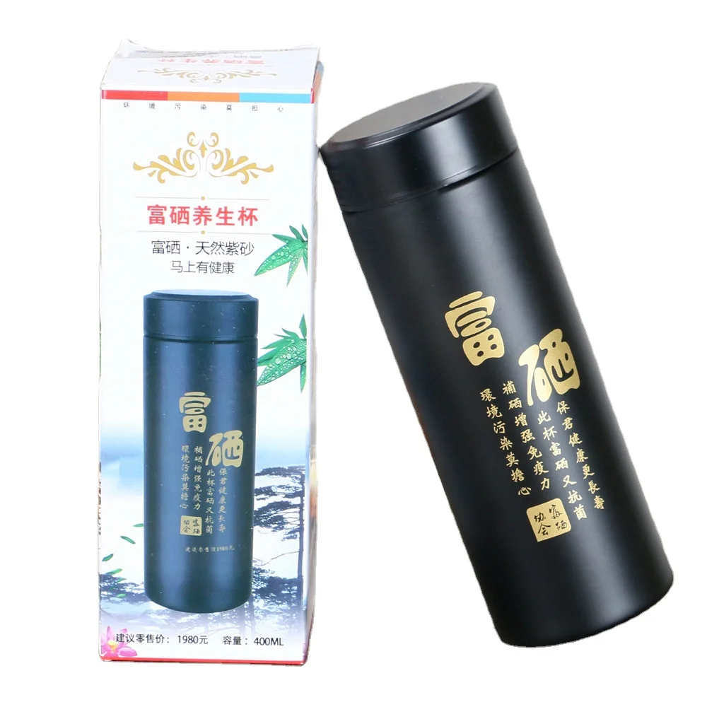 2022 индивидуальная Экологически чистая фиолетовая глиняная прямая бутылка из нержавеющей стали с печатным логотипом для напитков оптом