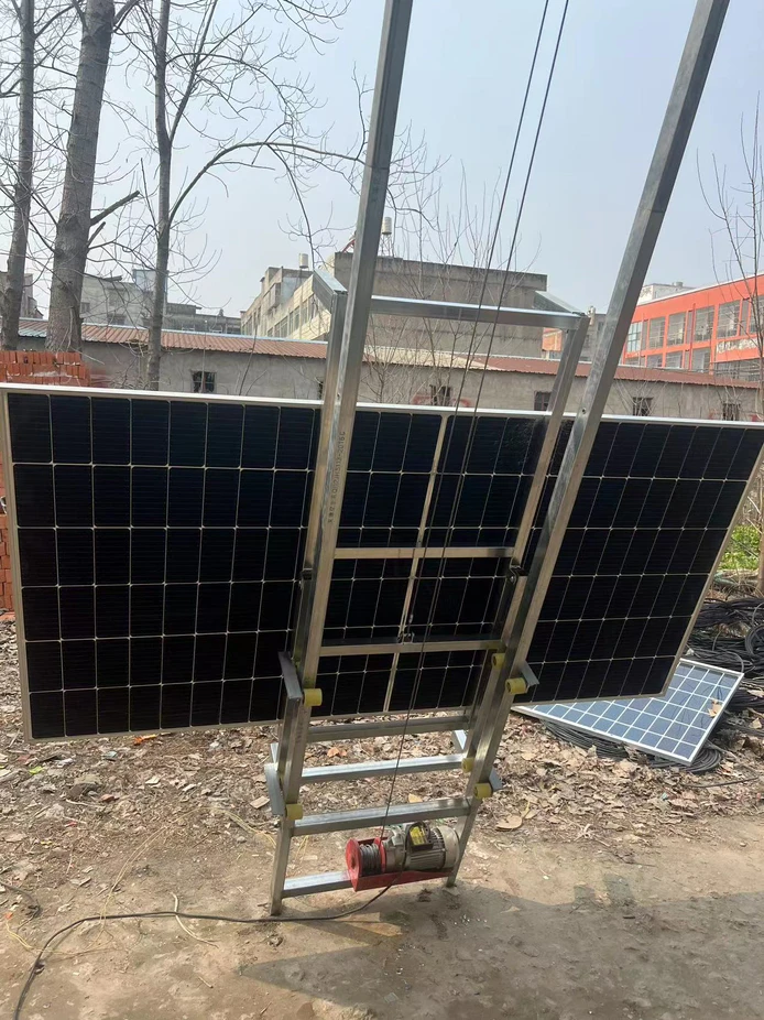 High Quality 9m 15m 20m Glass Hoist Ladder Lift Solar Panels Electric Hoist Roof Lifter