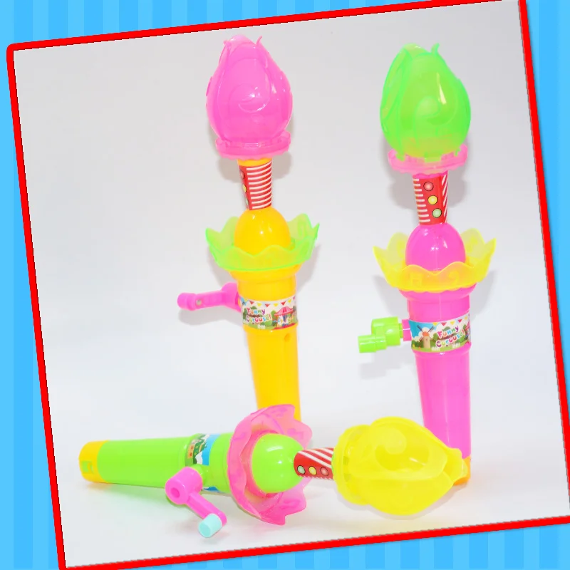 Wholesale china specializing in the production of toy candy factory lighting stick flash lotus toy  best sell in 1 dollar shop