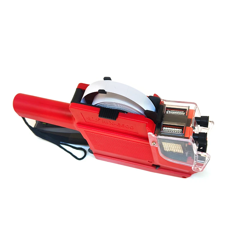 MX6600 eos 2 line 10 Digits Price Tag Gun Labeller hand held price maker