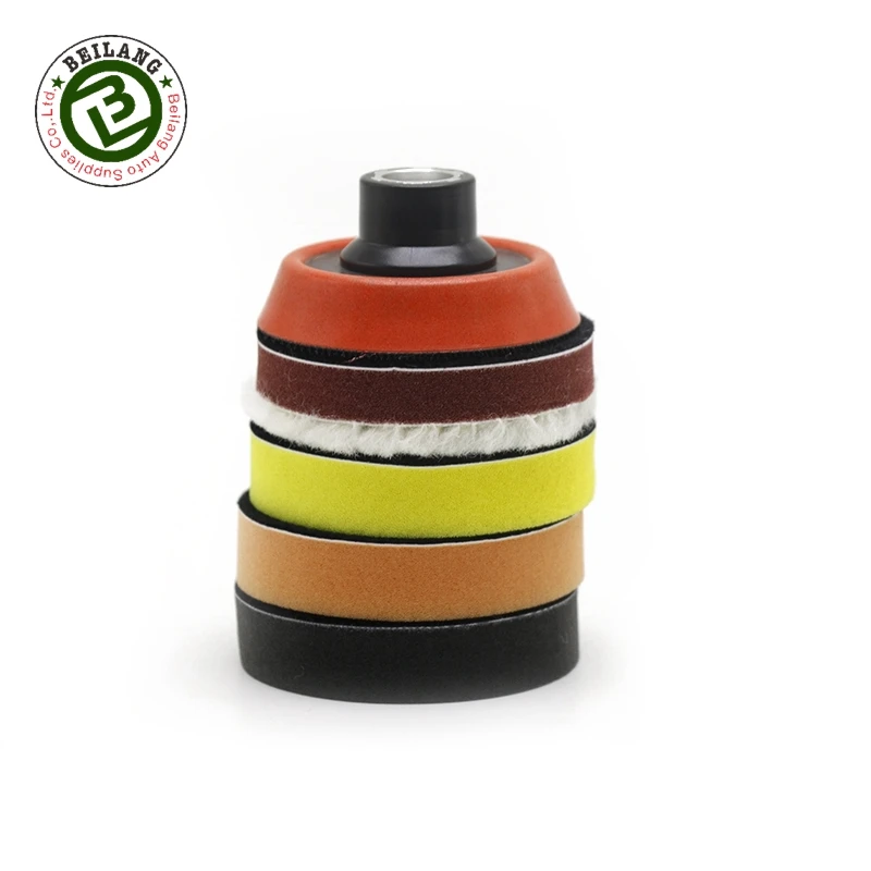 Полировальная подушка для автомобиля, набор композитных губчатых накладок для детейлинга