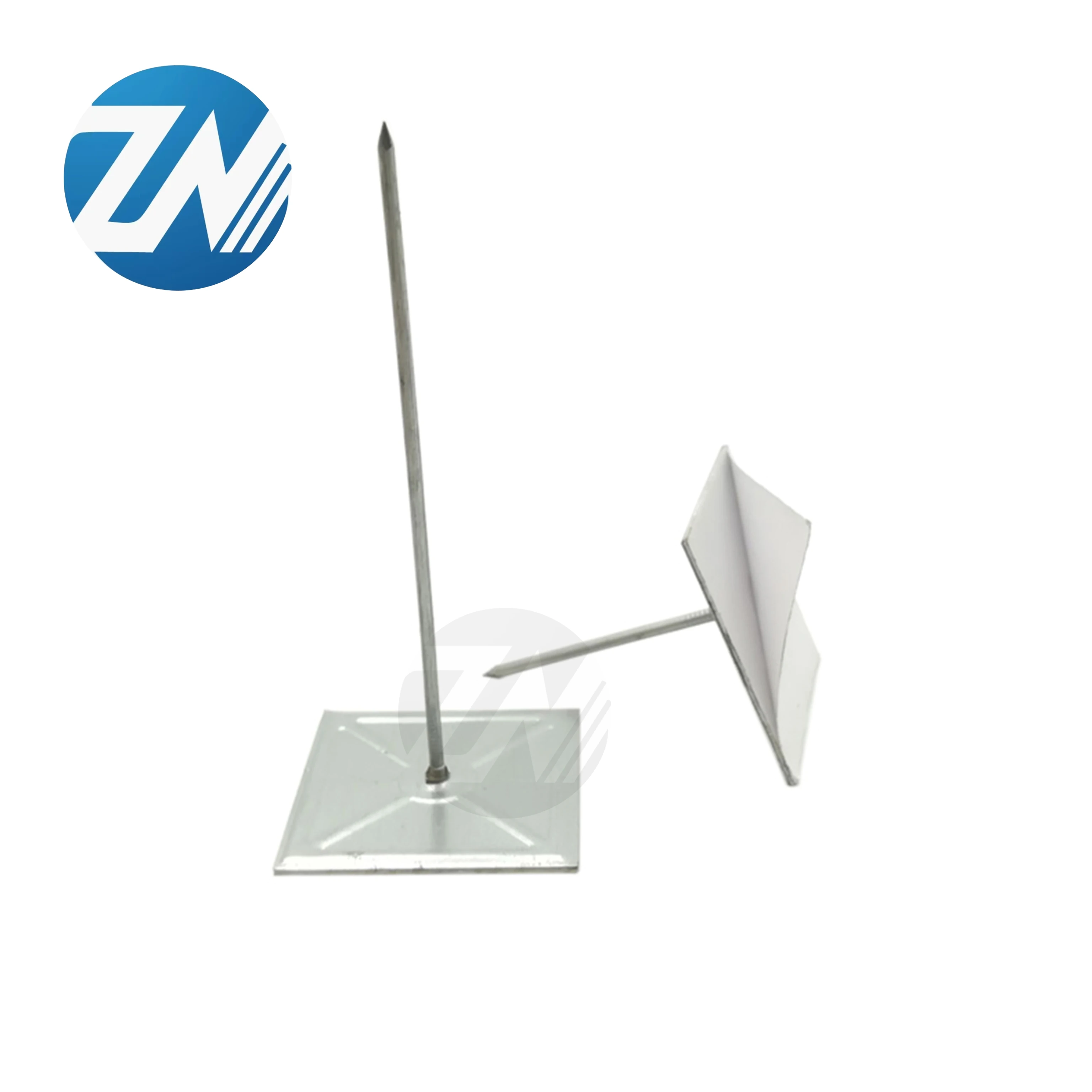 Iron Cap Nail with Smooth Shank Self-Locking Washers Lacing Anchor for Wall Gun-DIN Standard Excellent Pin Adhesive Insulation