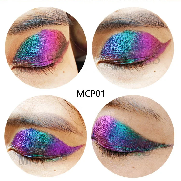 Chameleon color pigments high pigmented eyeshadow palette loose pigmented eyeshadow