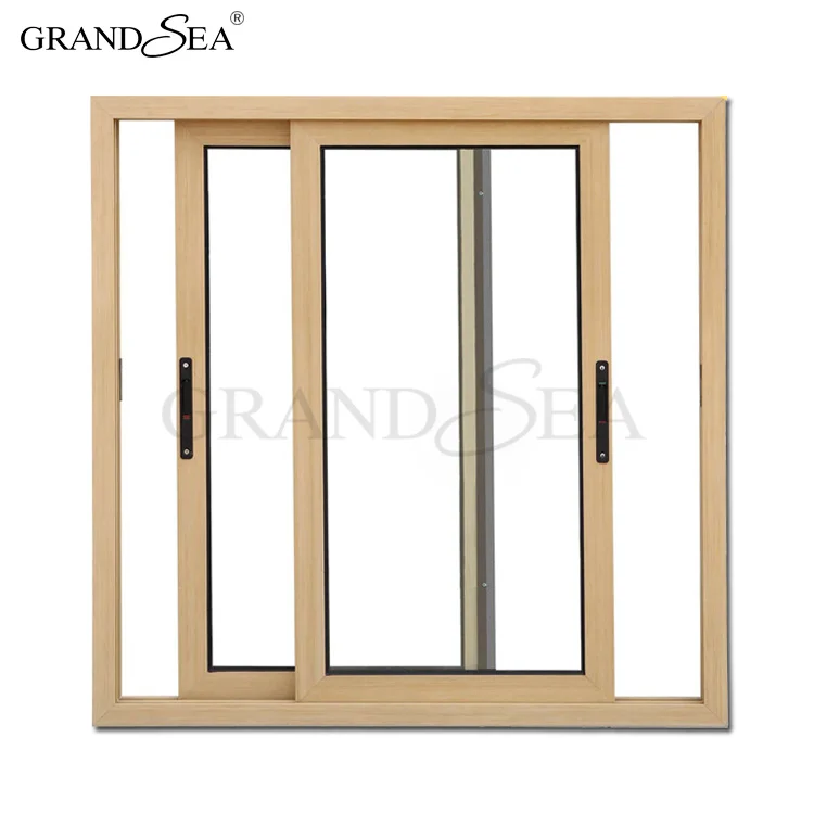Turkey Style Waterproof Wooden Window Design Aluminum Window With Grill Design