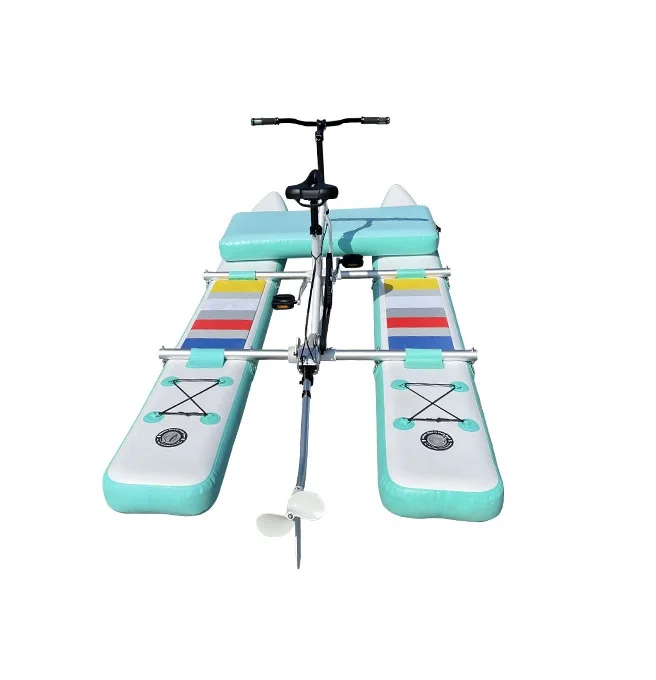 pontoons hydrofoil water pedal bike boats inflatable bicycle