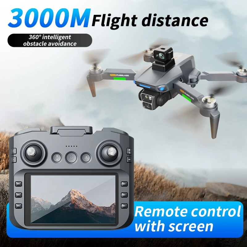 Новый Дрон B8S Pro HD 4K бесщеточный двигатель GPS 5G 3 км FPV Квадрокоптер для предотвращения препятствий с камерой 4k pro Dron