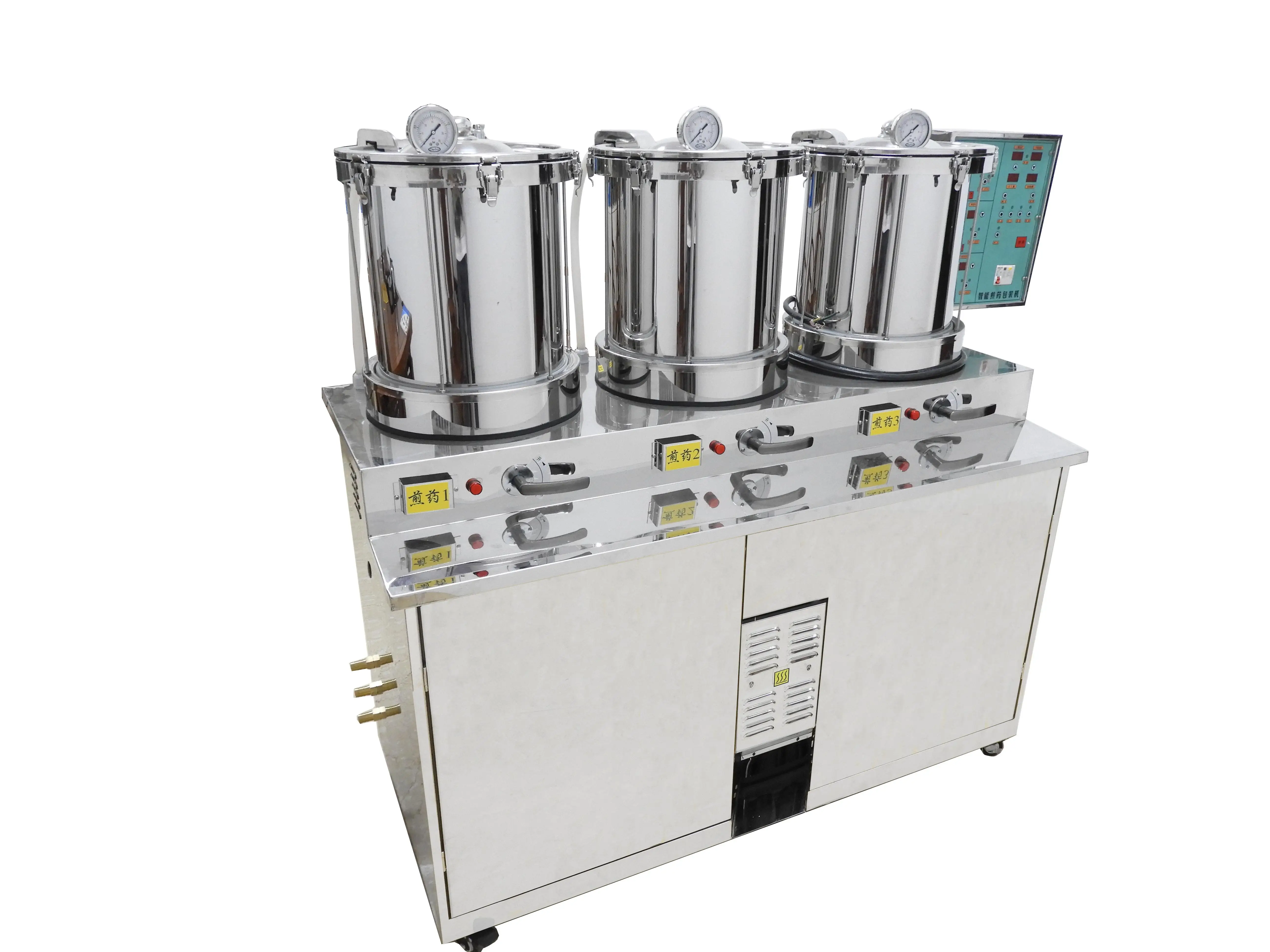 DX20L/3+1-C micro pressure fully automatic Chinese herbal medicine decoction machine boiling packaging machine