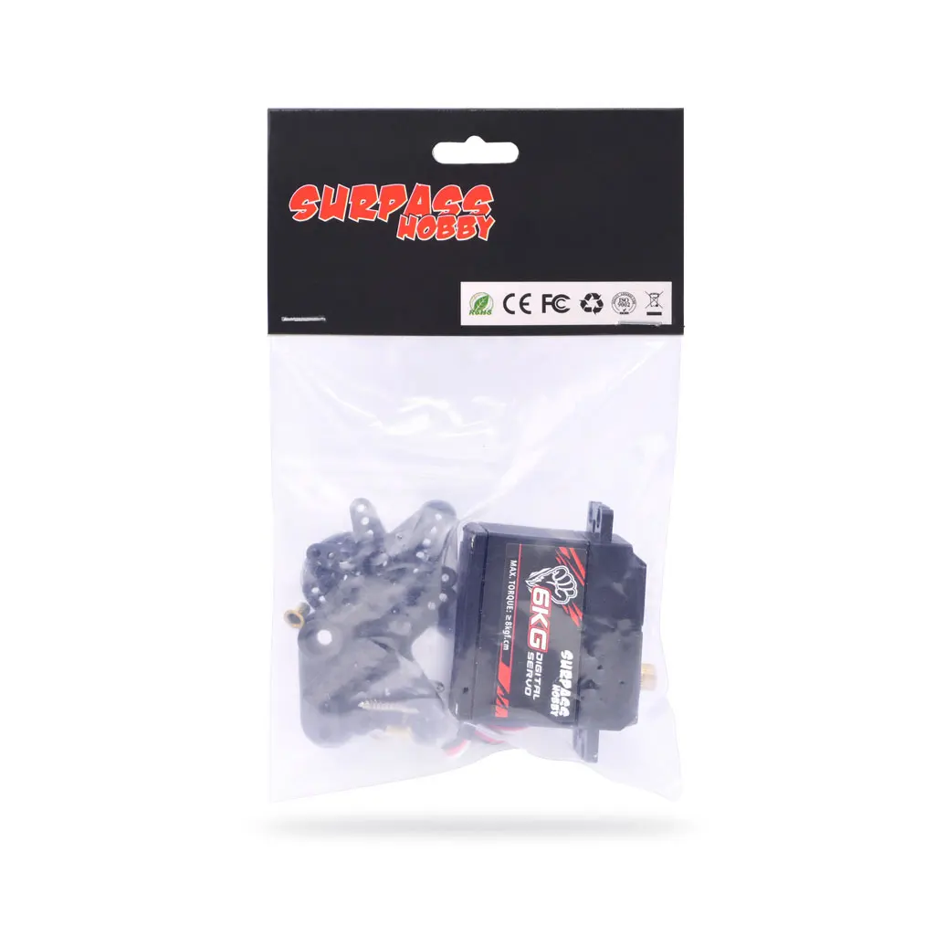 SURPASS S0600M Full Metal Gear Digital 6KG Servo motor for 1/10th RC Car RC Airplane Helicopter Boat Smart robot