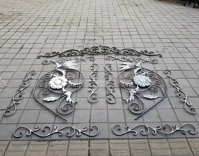 Gate Wrought iron Groupware Forged Panels for Wrought iron Gates Wrought iron Railings