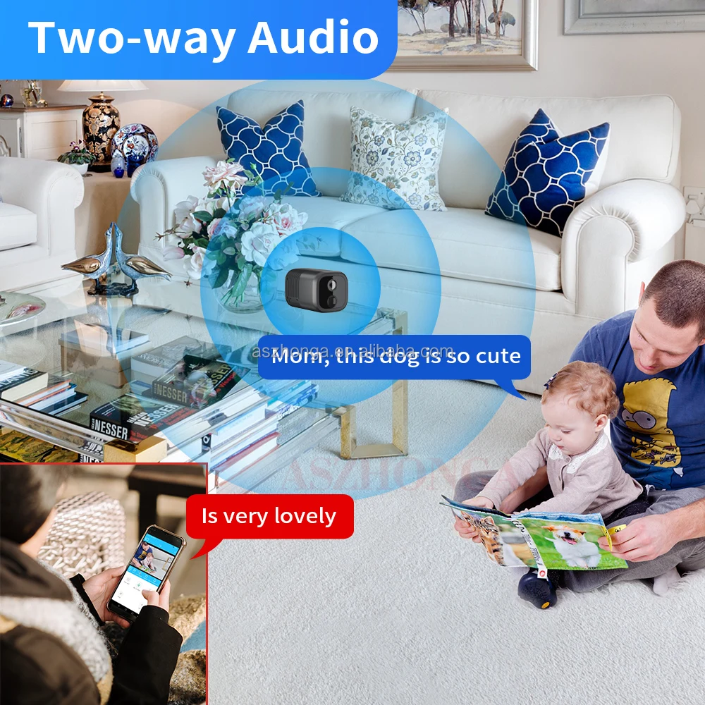 1080p Mini Camera Cctv Wifi Motion Detection  Ip Hd Detector High Capacity Battery Powered Secret A90 CAM