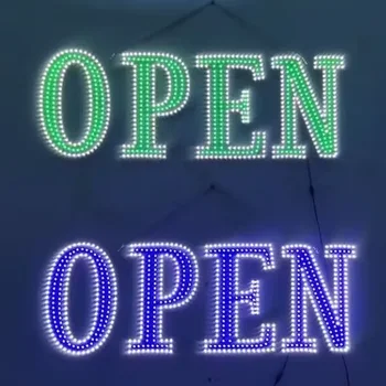 Custom Led Sign Illuminated Light Advertising Screen Flexible Wall Decor Smoke Shop Stores Number Neon Sign Name Letter House