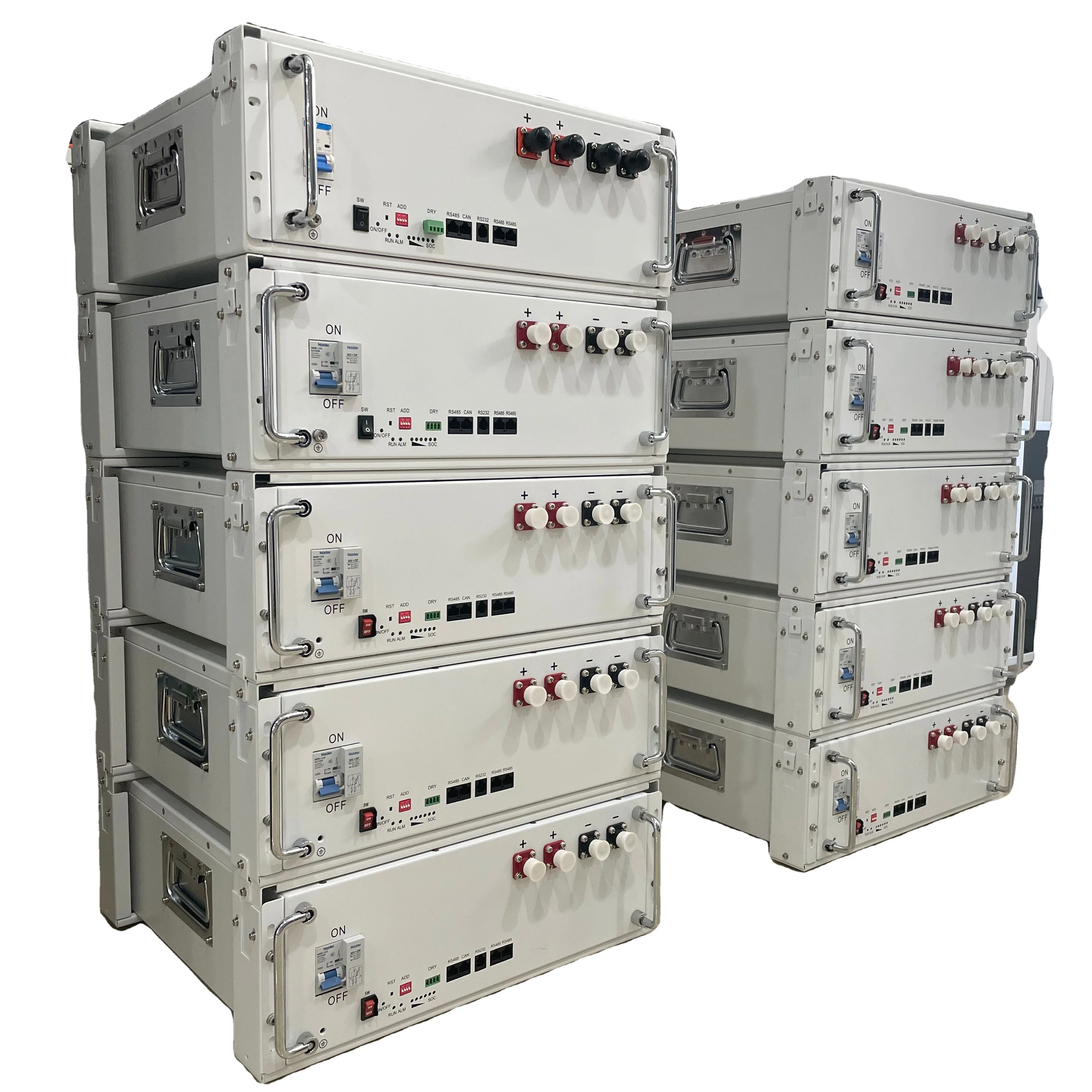 APP Portable Rack Mounted Household Solar Li-Ion 51.2V Stacked Outdoor Lifpo4 Battery Energy Storage Battery Systems Box 20Kwh